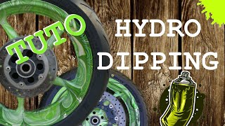 TUTOPeindre vos jantes moto version Hydro Dipping [upl. by Allenad615]