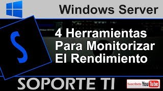 4 herramientas de control de rendimiento  Windows Server [upl. by Akirehs58]