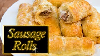 Sausage rolls Puff Pastry [upl. by Cherlyn]