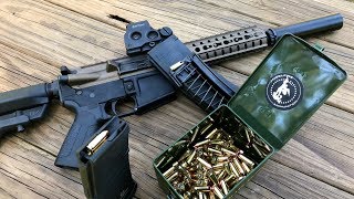 Shoot 9mm with your milspec AR Lower CMMG 9 AR Conversion Magazines [upl. by Dodge]