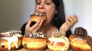 ASMR  EATING DONUTS  MUKBANG [upl. by Brookhouse]