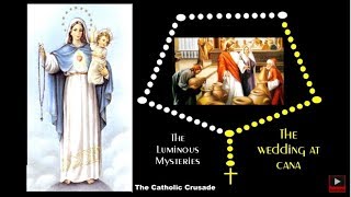 The Luminous Mysteries  VIRTUAL ROSARY  Thursdays [upl. by Enimzzaj480]