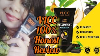 VLCC Charcoal face wash review 100 honest review  face wash for all skin types my experience [upl. by Oilicec]