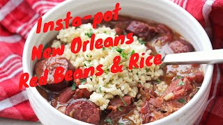 Instant pot New Orleans Red Beans amp Rice [upl. by Arutek]