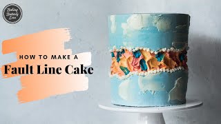 How to Make a Fault Line Cake [upl. by Ahsenar]