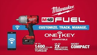 Milwaukee® M18 FUEL™ wONEKEY™ High Torque Impact Wrenches [upl. by Beesley451]