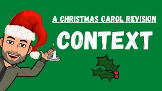 GCSE English Literature Revision A Christmas Carol  Context [upl. by Bealle]