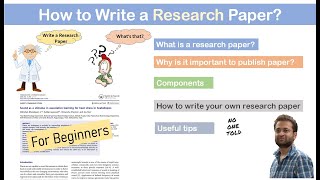 How to write a research paper Learn step by step from the scratch [upl. by Imer]