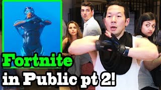 FORTNITE DANCES IN PUBLIC Season 4 IN REAL LIFE Challenge [upl. by Zanahs993]