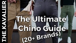 The Complete Chino Buying Guide  20 Brands from HampM Uniqlo Gap Bonobos and more [upl. by Adnoral]