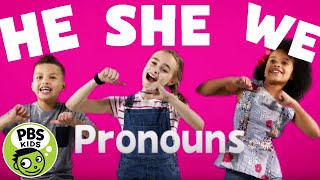 🎶MUSIC  Pronouns  PBS KIDS [upl. by Ydal]