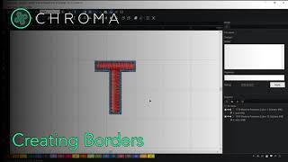 Creating Borders Inspire Plus Luxe  Chroma Digitizing Software [upl. by Coffee]