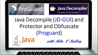 Java  Decompile JDGUI and Obfuscate Proguard Exploration [upl. by Atikin255]