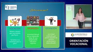 CONFERENCIA DE ORIENTACIÓN VOCACIONAL DESCUBRE TU VOCACIÓN [upl. by Nickolaus854]