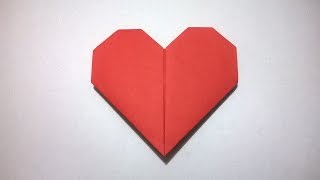 COMO HACER UN CORAZON DE PAPEL  How to make a paper heart [upl. by Carlisle]