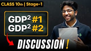 Class 10th GDP²  1 amp 2 Discussion 🔥  Shobhit Nirwan [upl. by Herculie]