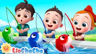 12345 Once I Caught a Fish Alive  Number Song  Kids Songs amp Nursery Rhymes  LiaChaCha [upl. by Sosanna]