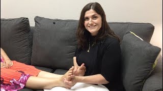 Relaxing Foot Massage Tutorial [upl. by Eniwtna173]