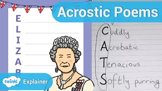 How To Write An Acrostic Poem [upl. by Maryanna501]