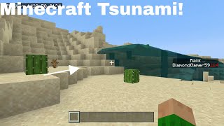 Minecraft Tsunami Tutorial NO MODS [upl. by Oisangi308]