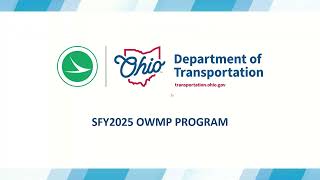 SFY2025 Ohio Workforce Mobility Partnership Program Overview Application Kick Off [upl. by Inohtna283]