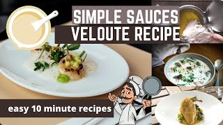 How to Make French Velouté  1 of the 5 French Mother Sauces [upl. by Lussi]