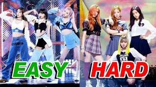 EASY to HARDEST BLACKPINK DANCES  2020 [upl. by Ema]