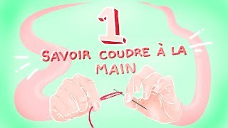 ✩01  Savoir coudre à la main DÉBUTANT [upl. by Er]