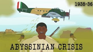 The Italian invasion of Abyssinia 193536 [upl. by Yenitirb]