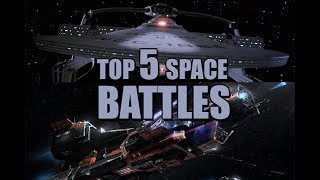 Top 5 Space Battles [upl. by Charisse]