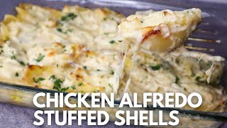 Chicken Alfredo Stuffed Shells [upl. by Switzer299]