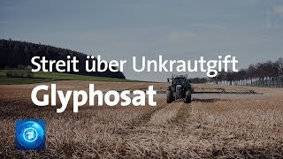 GlyphosatAusstieg Streit über Unkrautvernichter [upl. by Obara]