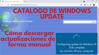 Cómo descargar actualizaciones de Windows de forma manual [upl. by Rebeh]