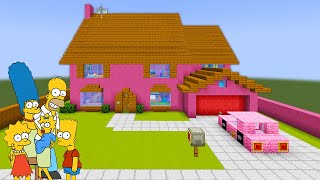 Minecraft Tutorial How To Make The Simpsons House quot2021 City Buildquot [upl. by Consuela]