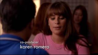 Glee  Rachel and Blaine lima bean scene 6x01 [upl. by Kyred]