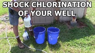 How to disinfect your well water  Shock chlorination [upl. by Nicky]