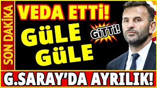 GALATASARAYDA AYRILIK VEDA ETTİ [upl. by Maxfield]