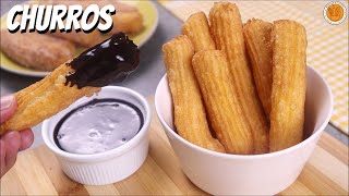 EASY CHURROS RECIPE  How to Make Churros  Mortar and Pastry [upl. by Stryker]