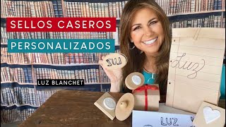 SELLOS CASEROS PERSONALIZADOS  LUZ BLANCHET [upl. by Iraj]