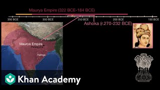 Chandragupta Ashoka and the Maurya Empire  World History  Khan Academy [upl. by Reese519]