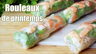 Rouleaux de printemps facile 🥗 [upl. by Gardas]