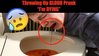 Throwing Up BLOOD PRANK On Girlfriend GONE WRONG [upl. by Solraced]