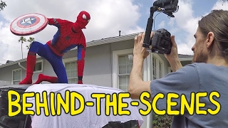 SpiderMan Homecoming  Homemade Movies Behind the Scenes [upl. by Aruat811]