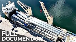 Gigantic Wind Park Relocation  Mega Transports  Free Documentary [upl. by Annawahs]