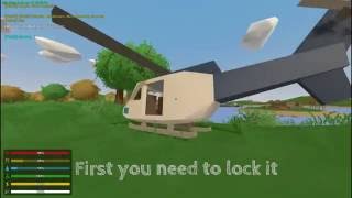 How To Fly A Helicopter In UnturnedControlsGameplayTutorial [upl. by Rockefeller786]