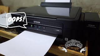 resolve BLANK PAPER problem in epson  L380L360L220L210 and others [upl. by Nap277]