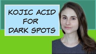 KOJIC ACID FOR DARK SPOTS amp HYPERPIGMENTATION DR DRAY [upl. by Kuhn]