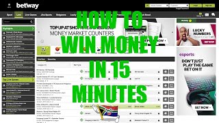 Betway Strategy  How to make MONEY in 15 minutes [upl. by Ainez]