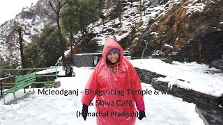 BhagsuNag waterfall  BhagsuNag Temple  McLeod Ganj  Dharamsala [upl. by Urian]