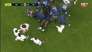 Kimpembe INJURY Vs Marseille [upl. by Iek299]